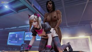 D.Va Fucked by Pharah