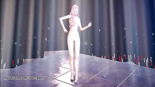 [MMD] Wisin & Yandel - Follow the Leader Seraphine Naked Dance