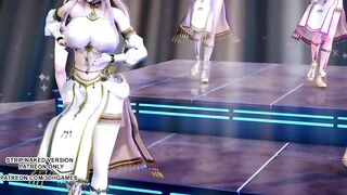 [MMD] Wisin & Yandel - Follow the Leader Ahri Kaisa Seraphine Akali Lux Hot Dance 4K UHD 60FPS