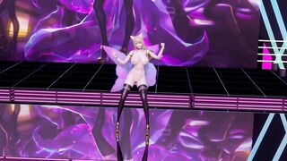 [MMD] Bestie - Love Options Ahri Uncensored 3D Nude Dance