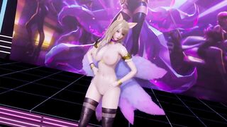 [MMD] Bestie - Love Options Ahri Uncensored 3D Nude Dance