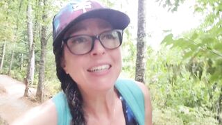 Nerdy Faery's Hiking PEE Desperation causes WET Panties