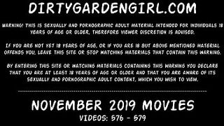 Dirtygardengirl NOVEMBER 2019 NEWS: huge prolapse, fisting insertions