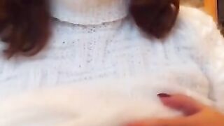 Horny MILF wants you to Lick her Hairy Pussy and Suck her Nipples