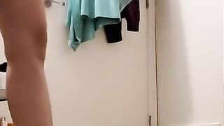 Asian Changing in her Room