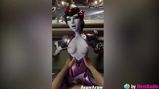 Widowmaker Fucked Hard POV (with ASMR Sounds) 3d Animation Anime Henrai Overwatch Widow Black Pussy