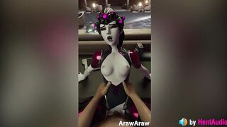 Widowmaker Fucked Hard POV (with ASMR Sounds) 3d Animation Anime Henrai Overwatch Widow Black Pussy