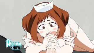 MY HERO ACADEMIA - BAKUGOU X URARAKA HENTAI ESPAÑOL