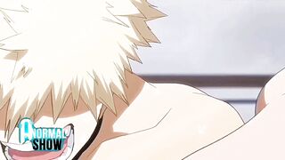 MY HERO ACADEMIA - BAKUGOU X URARAKA HENTAI ESPAÑOL