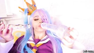 Shiro cosplay DOUBLE PENETRATION