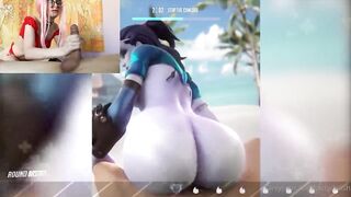 EGIRL HANDJOB TO COCK HERO OVERWATCH