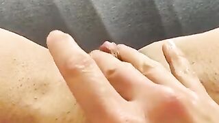 POV on clit rubbed to orgasm (120fps)