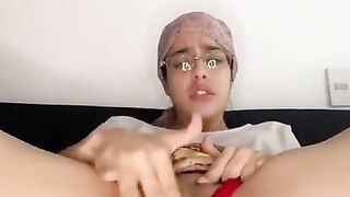 Arab giving female anatomy lessons using her vagina as a sample if you want to see the full video su