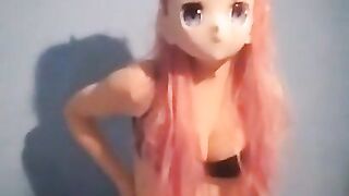 Zero Two undressing on cosplay - Shirotaku Kigurumi