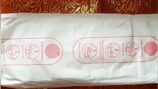 Period Hacks: Menstrual hygienic Pad fetish | Indian Girl using Lady Pad