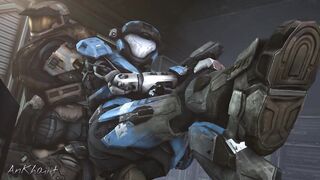 No Staring! (Halo: Reach Kat Anal SFM Animation)