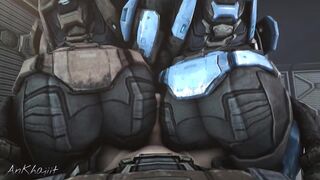 No Staring! (Halo: Reach Kat Anal SFM Animation)