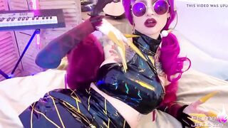 Evelynn KDA Blowjob and Hard Anal Sex after Masturbation