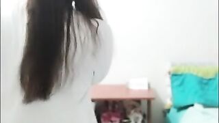 Cute girl dancing and naked on tiktok + Bonus video Snapchat