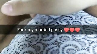 Please fuck my married pussy with  a bareback - Milky Mari