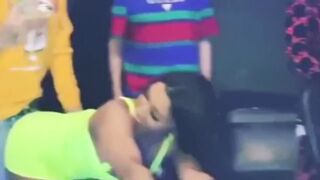 Thick Latina Thot grinds up on rapper and gets humped