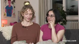 Lesbian Friends Play a Sexy Card Game