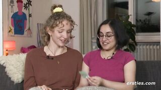 Lesbian Friends Play a Sexy Card Game