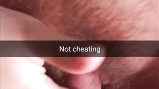 Not inside- not cheating!  -cuckold captions- Milky Mari