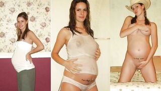 Dressed Undressed Pregnant Girls