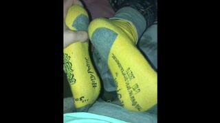 Harry Potter socks footjob