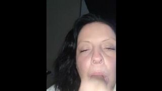 Cum dump facial