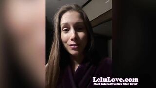 Behind the scenes vlog of BAD surprise from public dryer, curling my hair naked, twerking my ass, RV slides in - Lelu Love