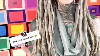 Anuskatzz little TATTOO TOUR - More on my TIKTOK = Same name - Model ink inked tattoos piercings