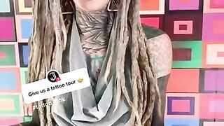 Anuskatzz little TATTOO TOUR - More on my TIKTOK = Same name - Model ink inked tattoos piercings