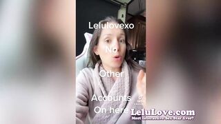 Interrupted right before sex, freshly fucked pussy, catfish scams frustration & more - Lelu Love