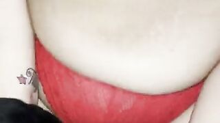 British Amateur Dirty Talking Slutwife Is Handcuffed, Blindfolded And Begging For Cuck Hubby’s Cum