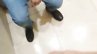 Jerking off with a guy in the mall in Mexico