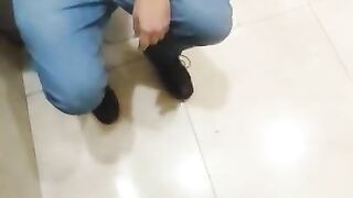 Jerking off with a guy in the mall in Mexico