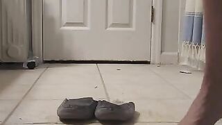 Floor Pee On Ex's Slippers