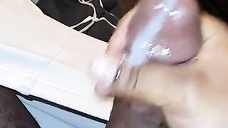 Short Masturbation with Huge Cumshot