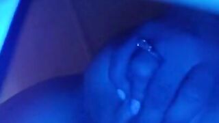 Solo anal and pussy masturbation