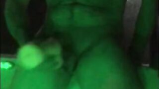 Outdoor Quickie - Watch Me Masturbate In My Backyard Hot Tub At Night