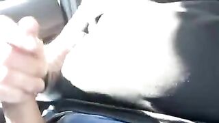 CUMMING WHILE DRIVING (EXPLOSION)