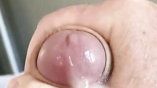 Morning Masturbation Creamy Cumshot