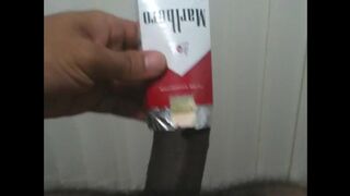 I fuck a Marlboro pack