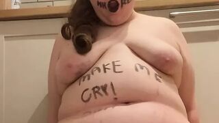 Fat pig Lexi’s pussy pump humiliation