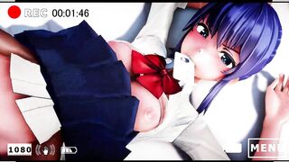 Uniform Creampie Sex Training - MMD