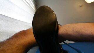 Ball busting stress relief bottom pov