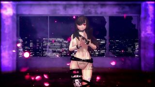 【MMD】Long Yuka - BURNING【R-18】