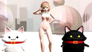 【MMD】Shreding Geigers cat【R-18】